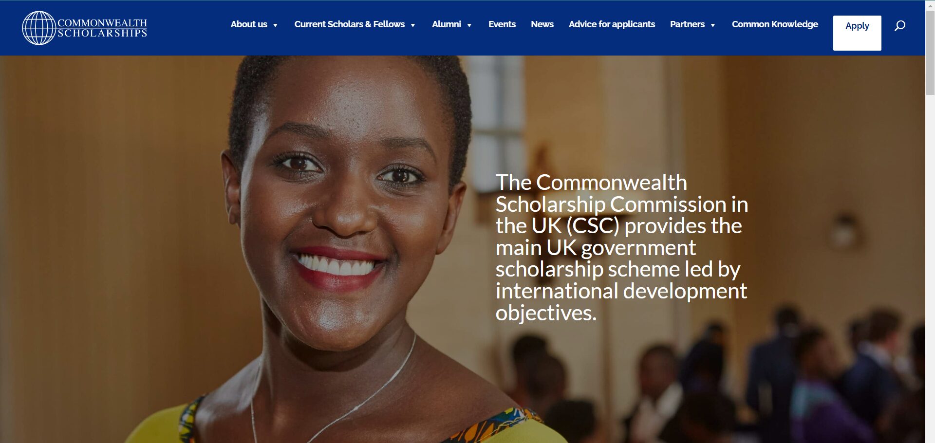 commonwealth scholarship website