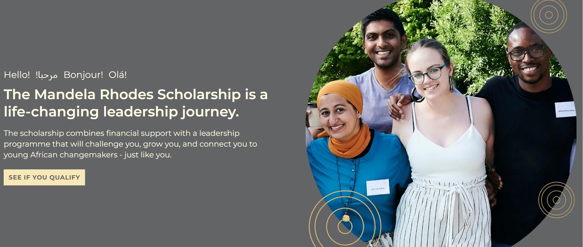 Mandela Rhodes Foundation Scholarship