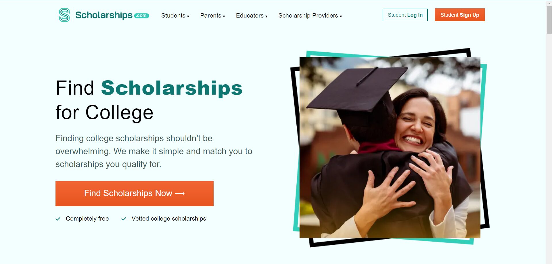 scholarships.com website