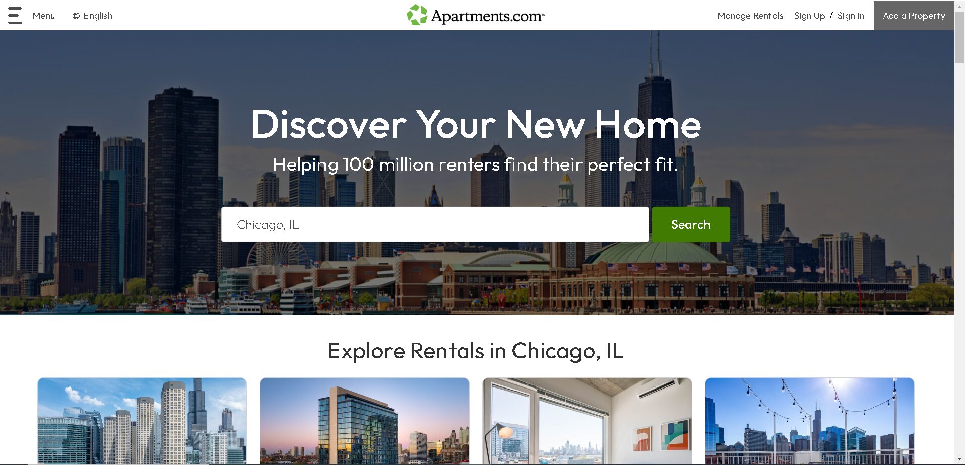 Apartments.com-websites to find student accommodation in US