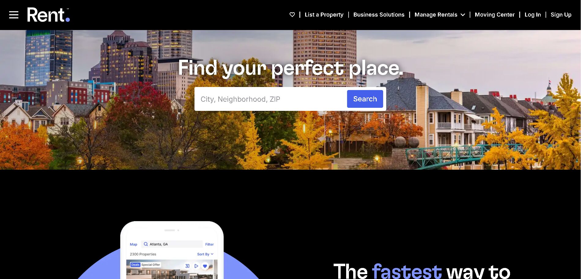 rent.com-websites to find student accommodation in US